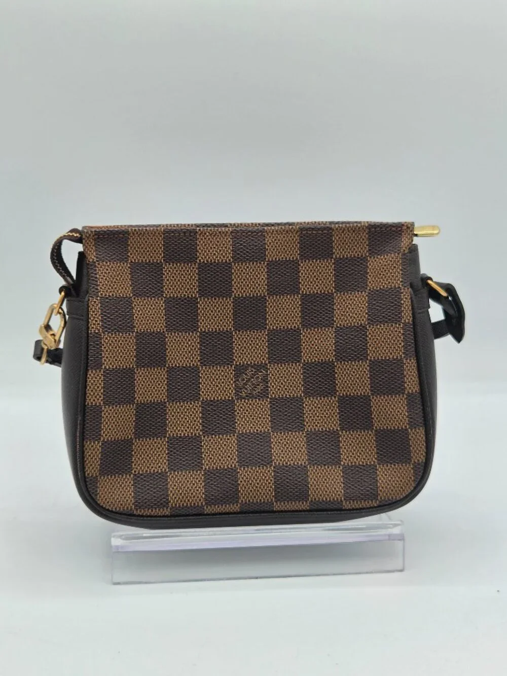 Louis Vuitton Damier Ebene Trousse Make Up Bag Pochette | Vintage | 1998